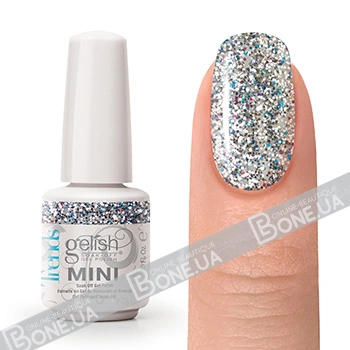 Гель-лак Harmony Gelish MINI Girls Night Out сріблястий і різнокольоровий глітер 9 мл