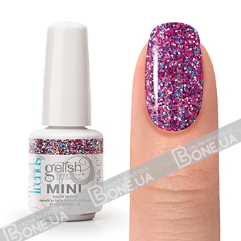 Гель-лак Harmony Gelish MINI Party Girl Problems фіолетовий з глітером 9 мл