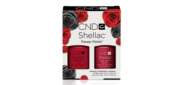Набір гель-лаків Shellac Wild Fire та Ruby Ritz CND Shellac Perfect Pair