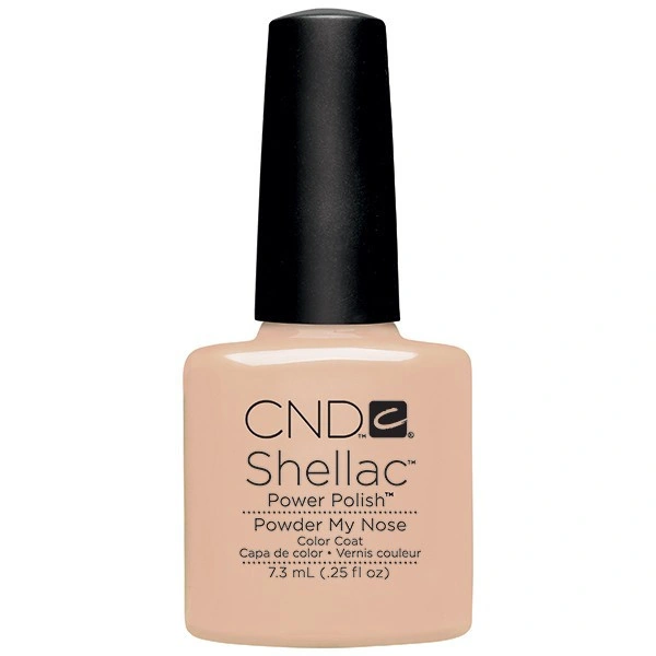 Гель-лак CND Shellac Powder My Nose бежевий, глянець 7,3 мл