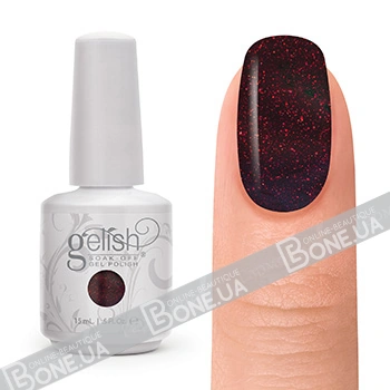 Гель-лак Harmony Gelish Wanna Share A Lift? темно-червоний, шиммер 15 мл