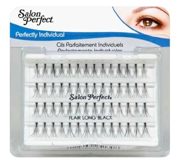 Пучкові вії чорні довгі Salon Perfect SP Individual Lash Long Black