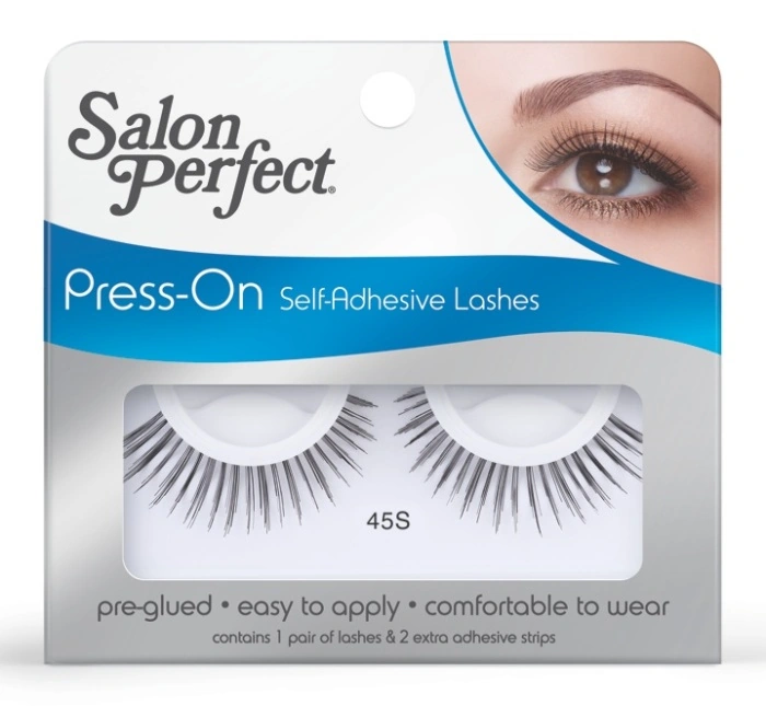 Самоклеючі накладні вії №45 Salon Perfect SP Press On Self Adhesive Lash №45 не потрібне використання клею