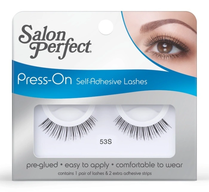 Самоклеючі накладні вії №53 Salon Perfect SP Press On Self Adhesive Lash №53 не потрібне використання клею
