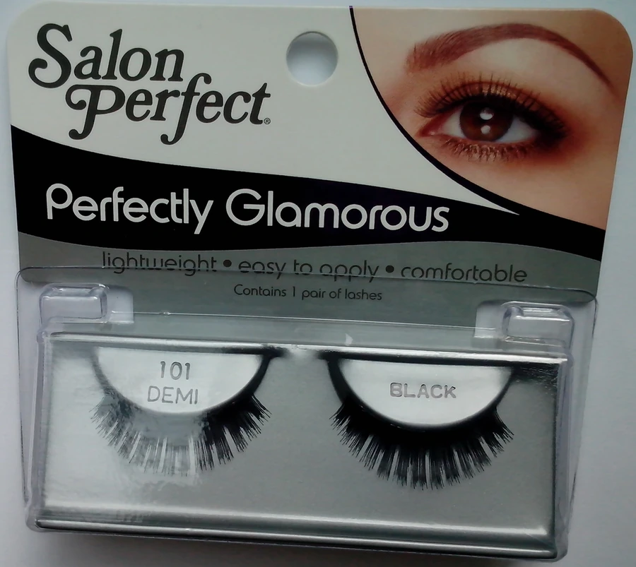 Вії на стрічці чорні №101 Salon Perfect SP Glamorous Strip Lash Black №101