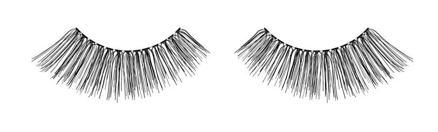 Накладні вії на стрічці чорні №111 Salon Perfect SP Glamorous Strip Black №111