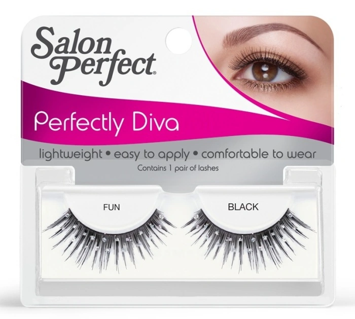 Накладні вії на стрічці Вечірка Salon Perfect SP DIVA Strip Lash Black Fun