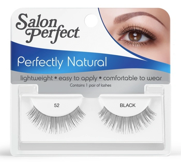 Вії на стрічці чорні №52 Salon Perfect SP Strip Lash Black №52
