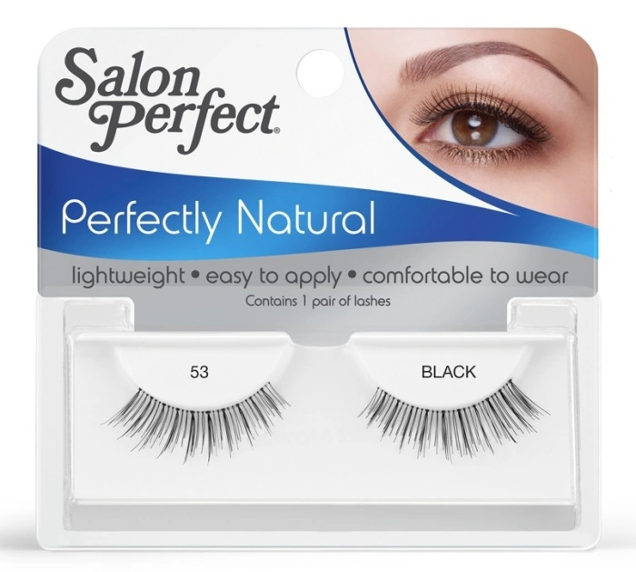 Вії на стрічці чорні №53 Salon Perfect SP Strip Lash Black №53