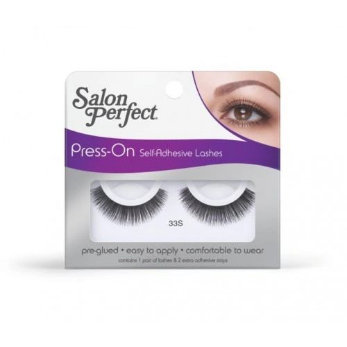 Накладні вії на стрічці чорні №33 Salon Perfect SP Glamorous Strip Lash Black №33