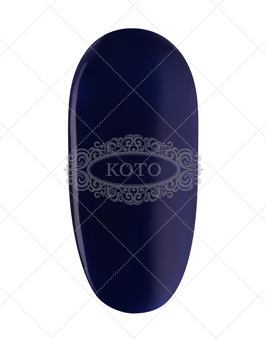Гель-лак Koto Gel Polish 010 темно-синій, емаль 10 мл