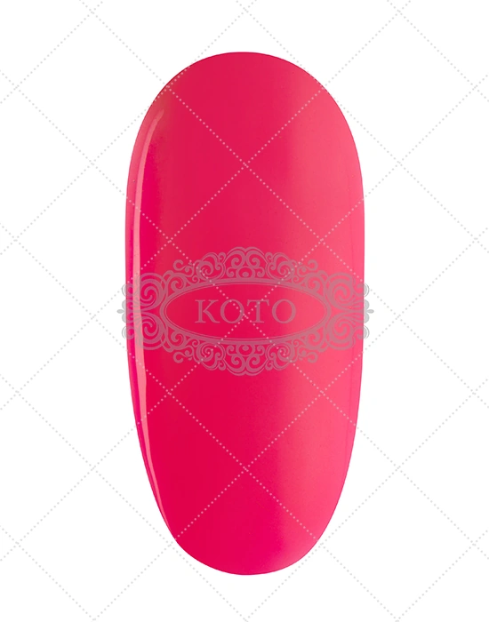 Гель-лак Koto Gel Polish 014 ярко-рожевий, неоновий, емаль 10 мл