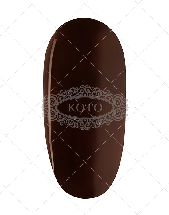 Гель-лак Koto Gel Polish 021 насичень темно-сливовий, емаль 10 мл