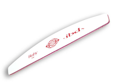 Пилка Рубін для штучних нігтів IBD Ruby File 100/100 грит