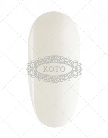 Гель-лак Koto Gel Polish 100 білий, емаль 10 мл