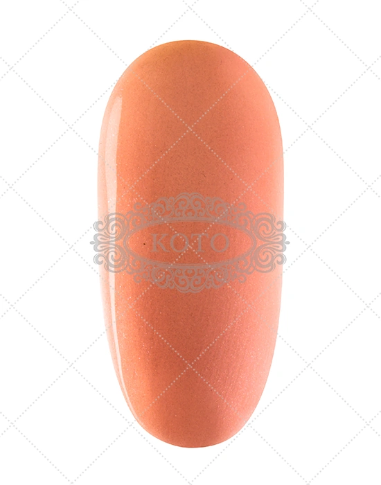 Гель-лак Koto Gel Polish 145 персиково-рожевий, перламутровий 10 мл