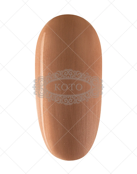 Гель-лак Koto Gel Polish 259 персиково-коричневий, перламутровий 10 мл