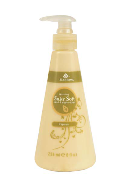 Крем-лосьйон для рук та тіла Папайя EzFlow Silky Soft Papaya Lotion 235 мл