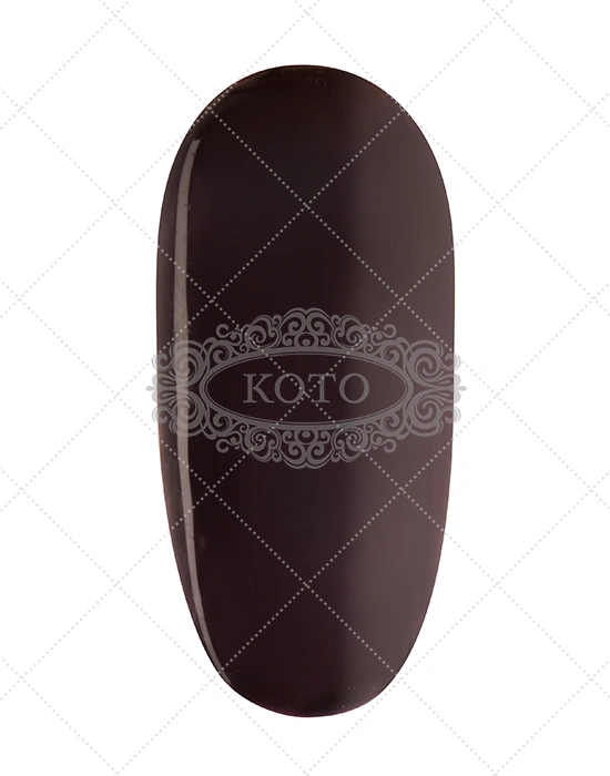 Гель-лак Koto Gel Polish 285 чорно-фіолетовий, емаль 10 мл