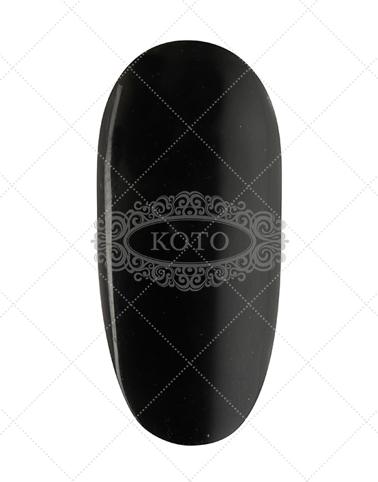 Гель-лак Koto Gel Polish 360 чорний, емаль 10 мл