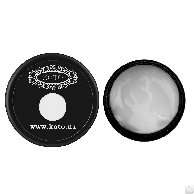 Гель для моделювання Koto Builder transparent gel (rubber) прозорий 10 мл