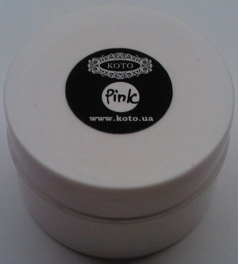 Koto Sculpting transparent pink gel 15 мл