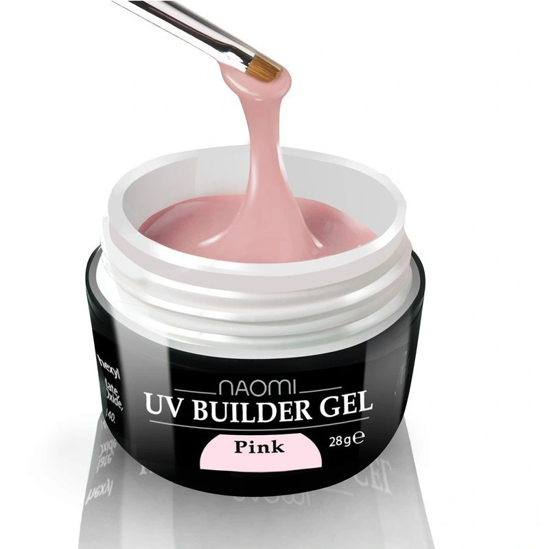 Будівельний напівпрозорий рожевий гель Naomi UV Builder Gel Pink 28 г