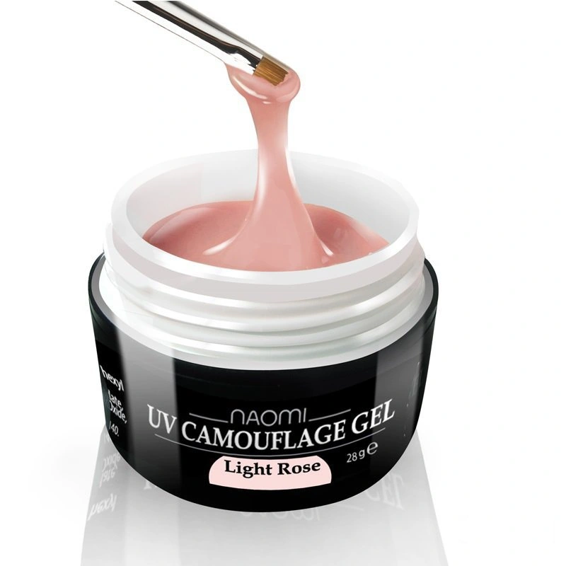 Будівельний камуфлюючий світло-рожевий гель Naomi UV Camouflage Gel Light Rose 28 г
