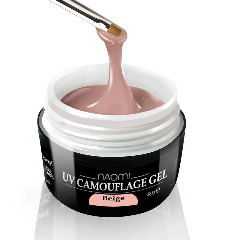 Будівельний камуфлюючий бежевий гель Naomi UV Camouflage Beige 28 г