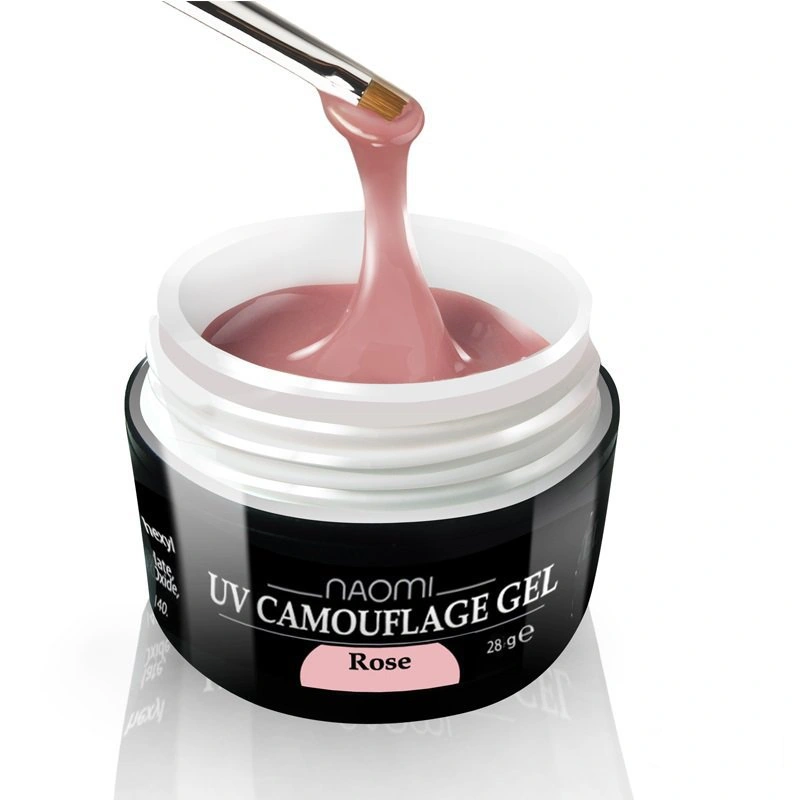 Будівельний камуфлюючий рожевий гель Naomi UV Camouflage Rose 28 г