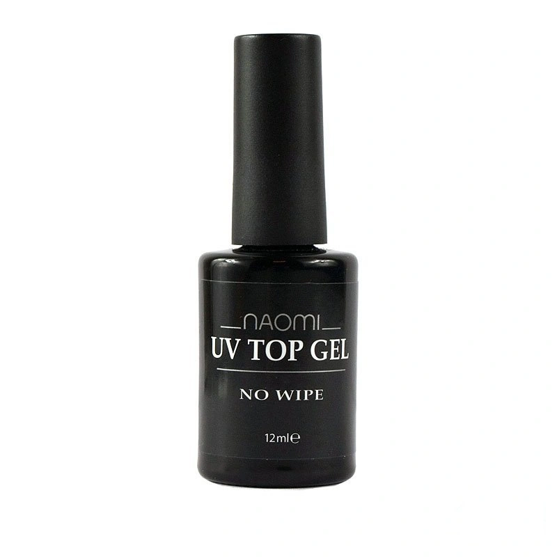 Завершальний топ-гель Naomi UV Top Gel No Wipe без липкого шару 12 мл