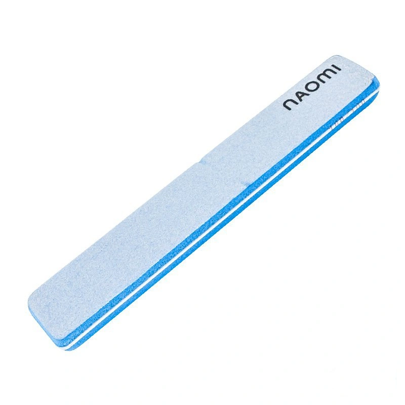 Шліфувальник для штучних нігтів Naomi Grinder Naomi Light-Blue 100/100 грит блакитний