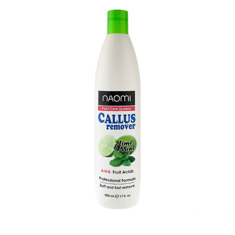Кислотний пілінг для педикюру Naomi Callus Remover Lime & Mint Лайм та м&rsquo;ята 500 мл