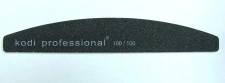 Пилка для нігтів чорна Kodi Nail File Half Black 100/100 грит