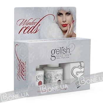 Набір з 2 відтінками Gelish та фірмовим брелоком Harmony Gelish Holiday Kit