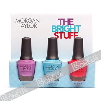 Набір із 3-х лаків Morgan Taylor The Bright Stuff Trio Kit