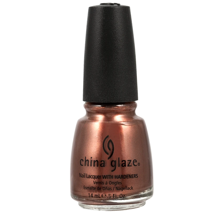 Лак China Glaze Soft Sienna Silks коричневий із шиммером 14 мл