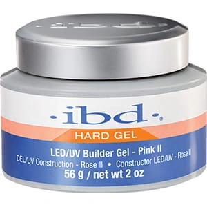 Камуфлюючий гель холодно-рожевий IBD LED/UV Builder Gel Pink II ступінь насиченості 2 з 5 56 г