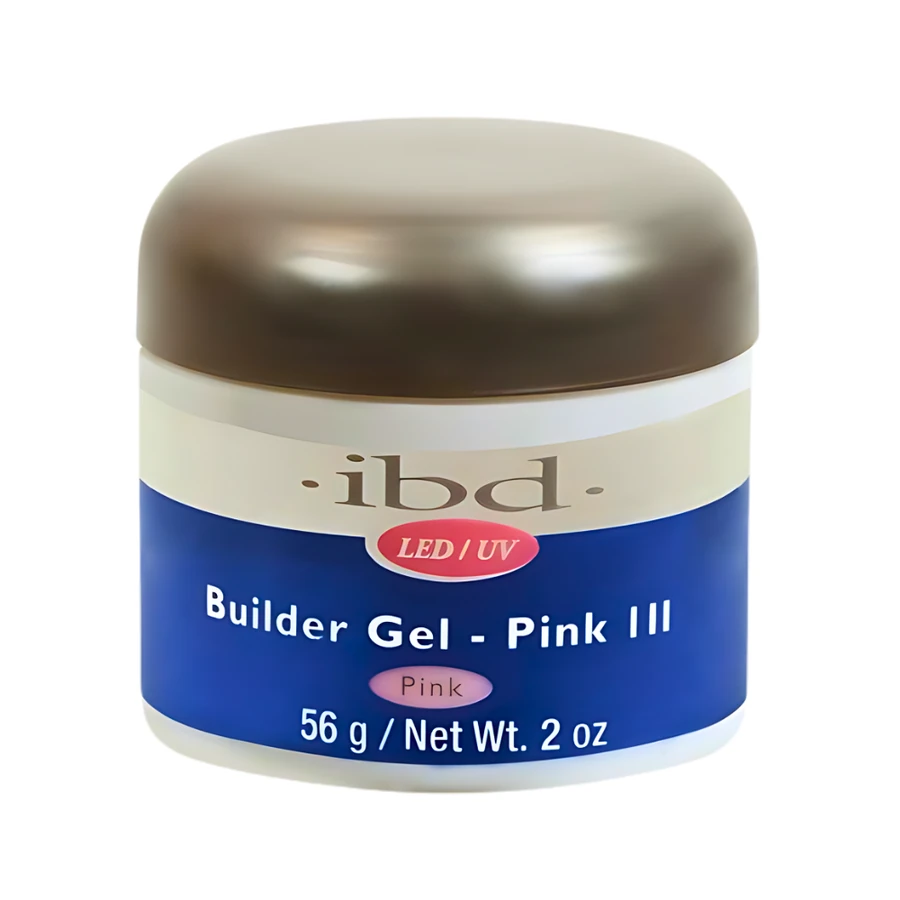Конструюючий гель IBD LED/UV Builder Gel Pink III рожевий 56 г