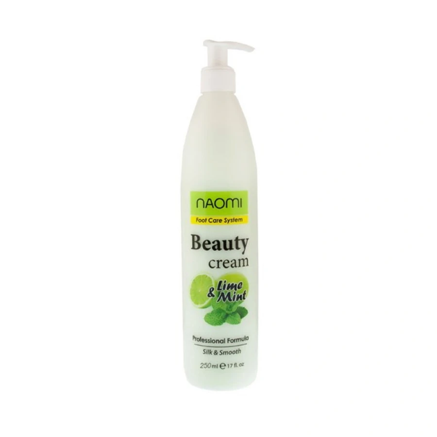 Крем для ніг Naomi Foot Cream Beauty Cream Lime & Mint Лайм та м&rsquo;ята 250 мл