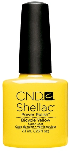 Гель-лак CND Shellac Bicycle Yellow жовтий, емаль 7,3 мл