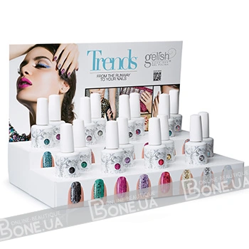 Набір 16 відтінків Gelish + дисплей Harmony Gelish Trends 16 PC Collection