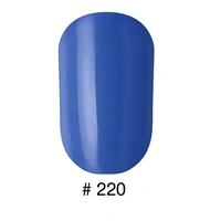 Лак Naomi One Coat 220 синій, щільний, емаль 12 мл