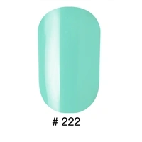 Лак Naomi One Coat 222 бірюзово-м`ятний, щільний, емаль 12 мл