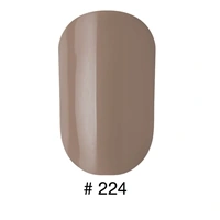 Лак Naomi One Coat 224 сіро-бежевий, щільний, емаль 12 мл