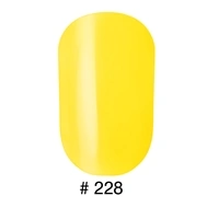 Лак Naomi One Coat 228 жовтий, щільний, емаль 12 мл