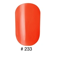 Лак Naomi One Coat 233 помаранчевий, щільний, емаль 12 мл