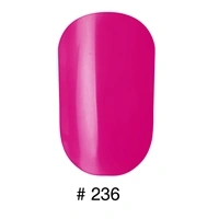 Лак Naomi One Coat 236 малиновий, щільний, емаль 12 мл