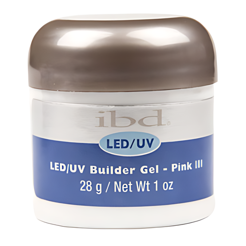 Конструюючий гель IBD LED/UV Builder Gel Pink III рожевий 28 г