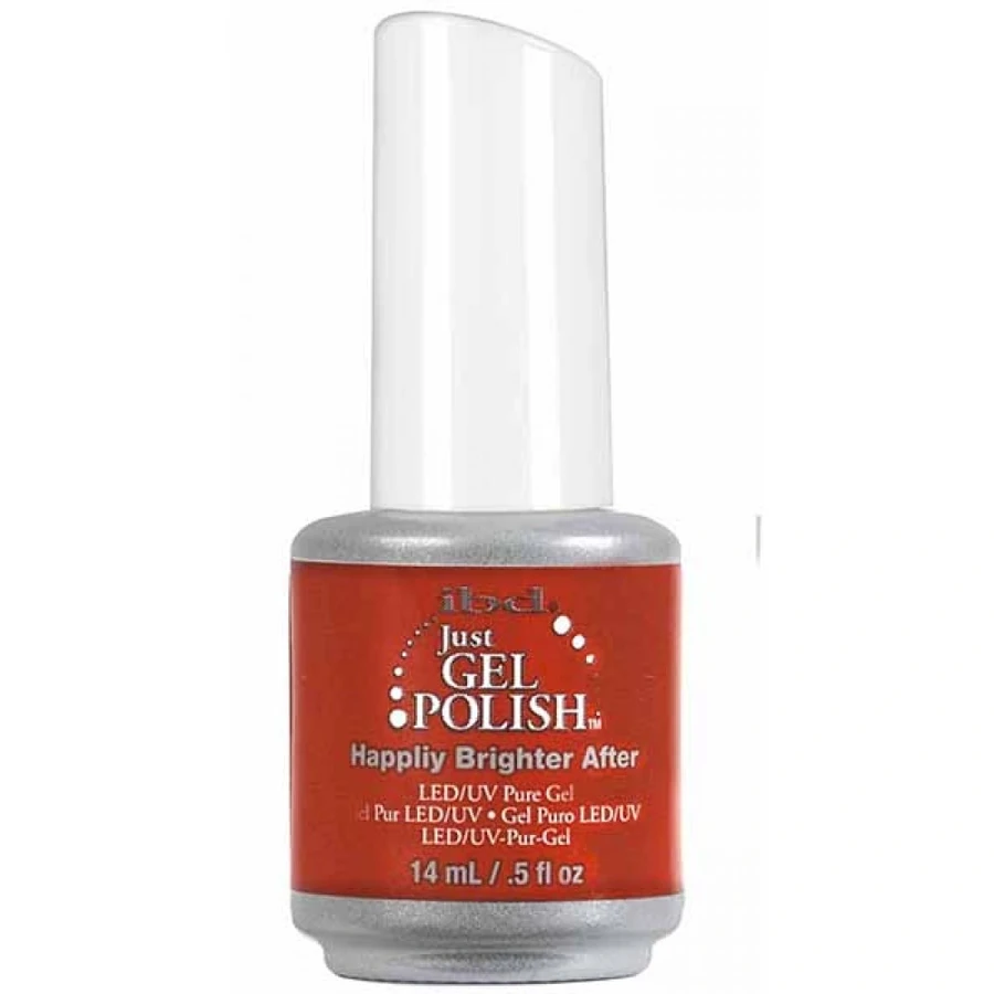 Гель-лак Світитися від щастя IBD Just Gel Polish Happily Brighter After морквяний, емаль 14 мл